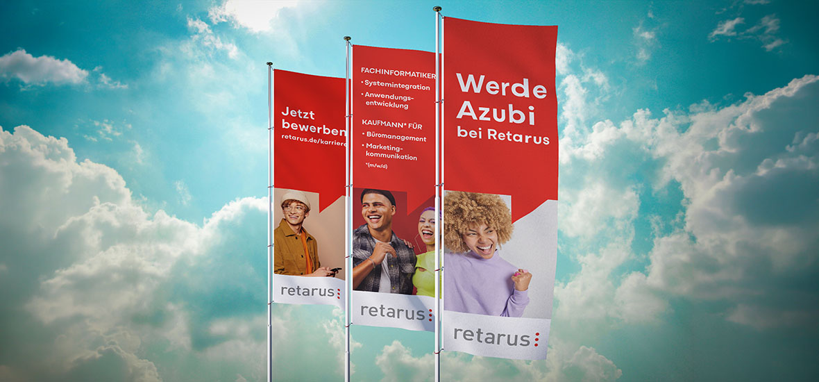 Fahnen für retarus in München